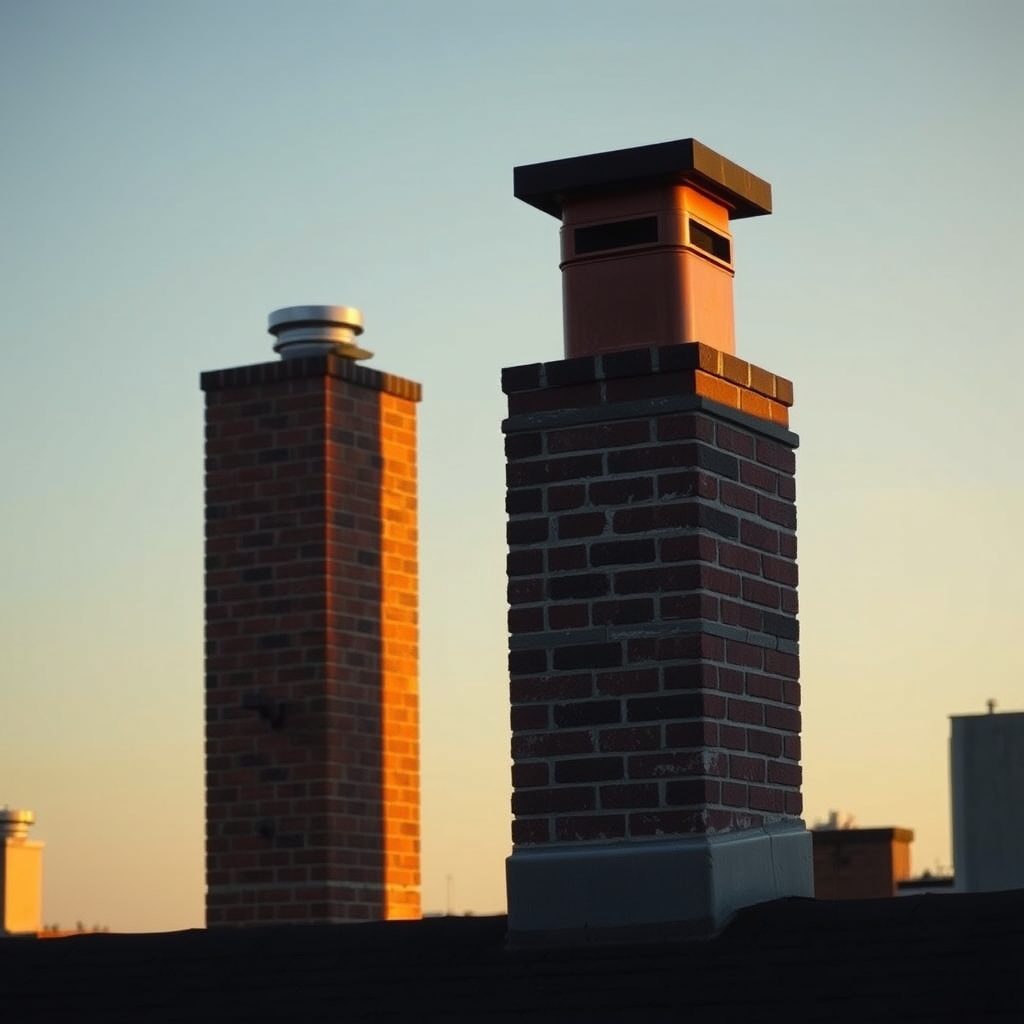 Dominic C Chimney Inc — professional Chimney Sweep in Collingswood, our branded team and work van — Chimney Sweep near me